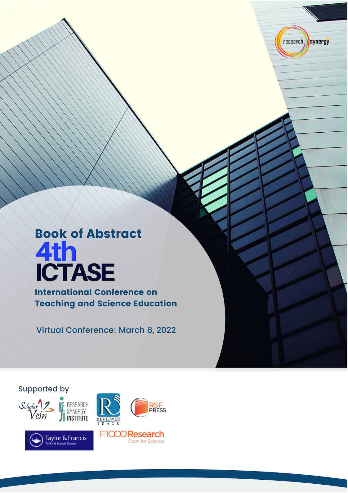 Cover Abstract Book 4th ICTASE